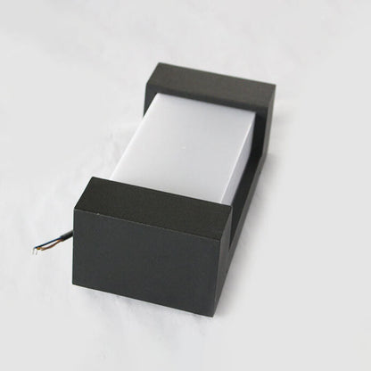 Square Acrylic Outdoor Waterproof LED Wall Sconce Lamp
