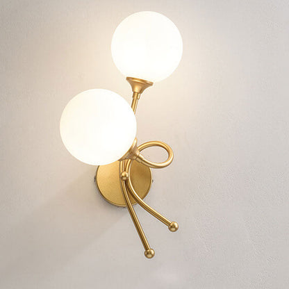 Minimalist Knot Shape Design 2-Light Wall Sconce Lamp