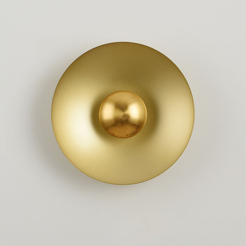 Macaron Flying Saucer Hardware LED Wall Sconce Lamp