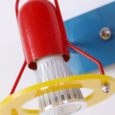 Childlike Iron 2-Light Mirror Front Wall Sconce Lamp