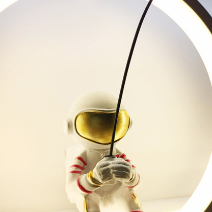 Resin Round Iron Aluminum Shade LED Kids Wall Sconce Lamp