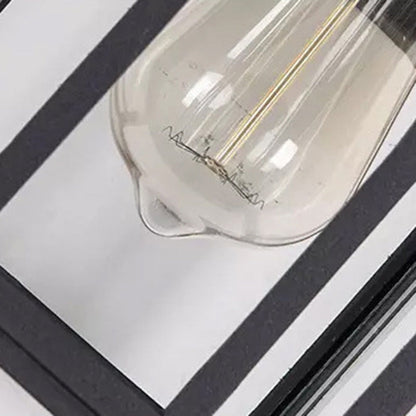 Waterproof Aluminum Glass Cubic 1-Light Wall Sconce Lamp