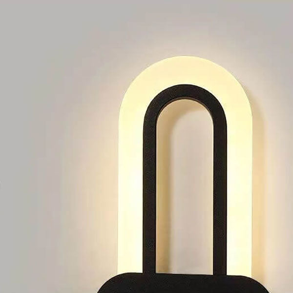 Circular Ring Acrylic Aluminum LED Wall Sconce Lamp