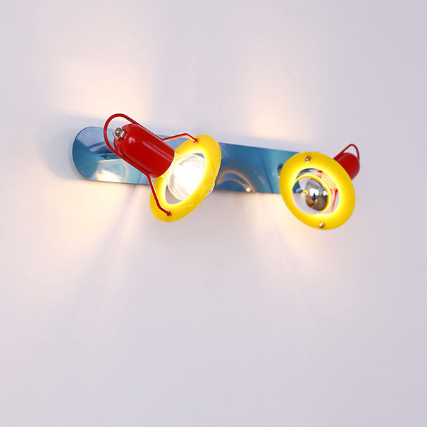 Childlike Iron 2-Light Mirror Front Wall Sconce Lamp