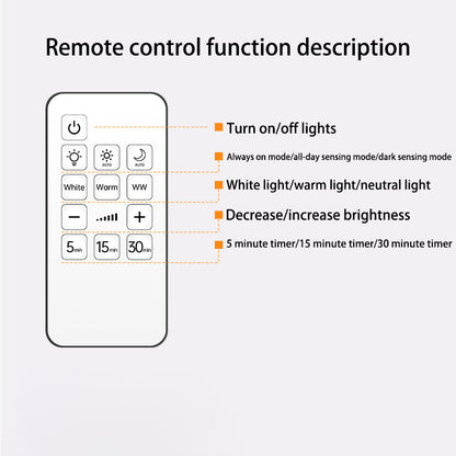Simplicity LED Rechargeable Motion Sensor Wall Sconce Lamp