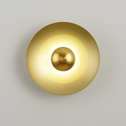 Macaron Flying Saucer Hardware LED Wall Sconce Lamp