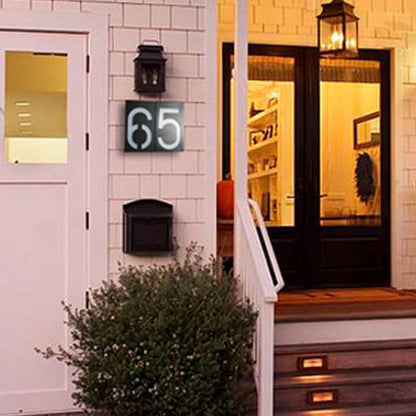 Solar Digital RGB LED Outdoor Decoration Wall Sconce Lamp