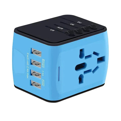 Universal Travel Adapter with 4 Plug Types