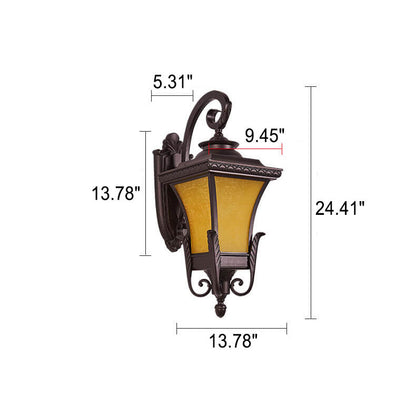 European-style Waterproof Outdoor 1-Light Wall Sconce Lamp
