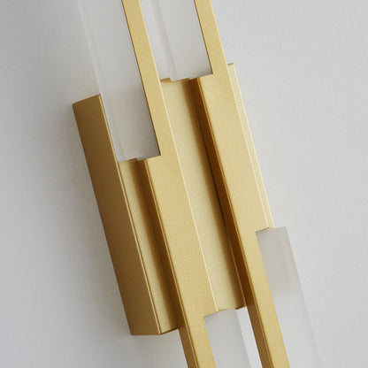 Minimalist Vertical Bar Acrylic Iron LED Wall Sconce Lamp