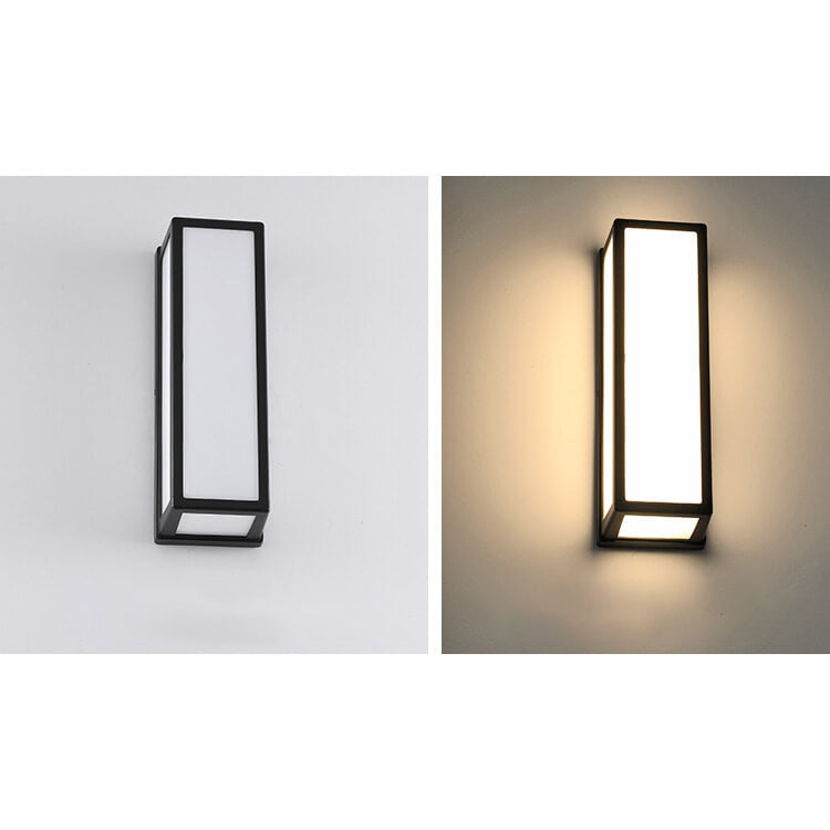 Geometry Aluminum Outdoor Waterproof LED Wall Sconce Lamp