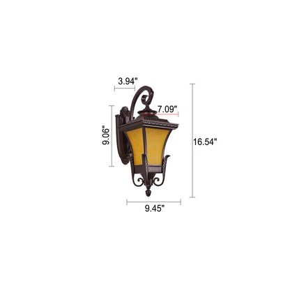 European-style Waterproof Outdoor 1-Light Wall Sconce Lamp