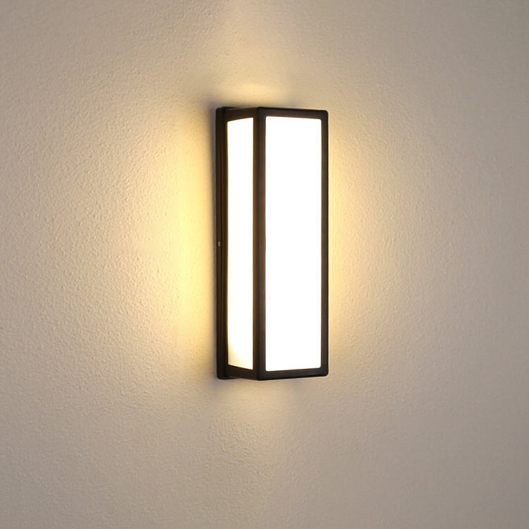 Geometry Aluminum Outdoor Waterproof LED Wall Sconce Lamp