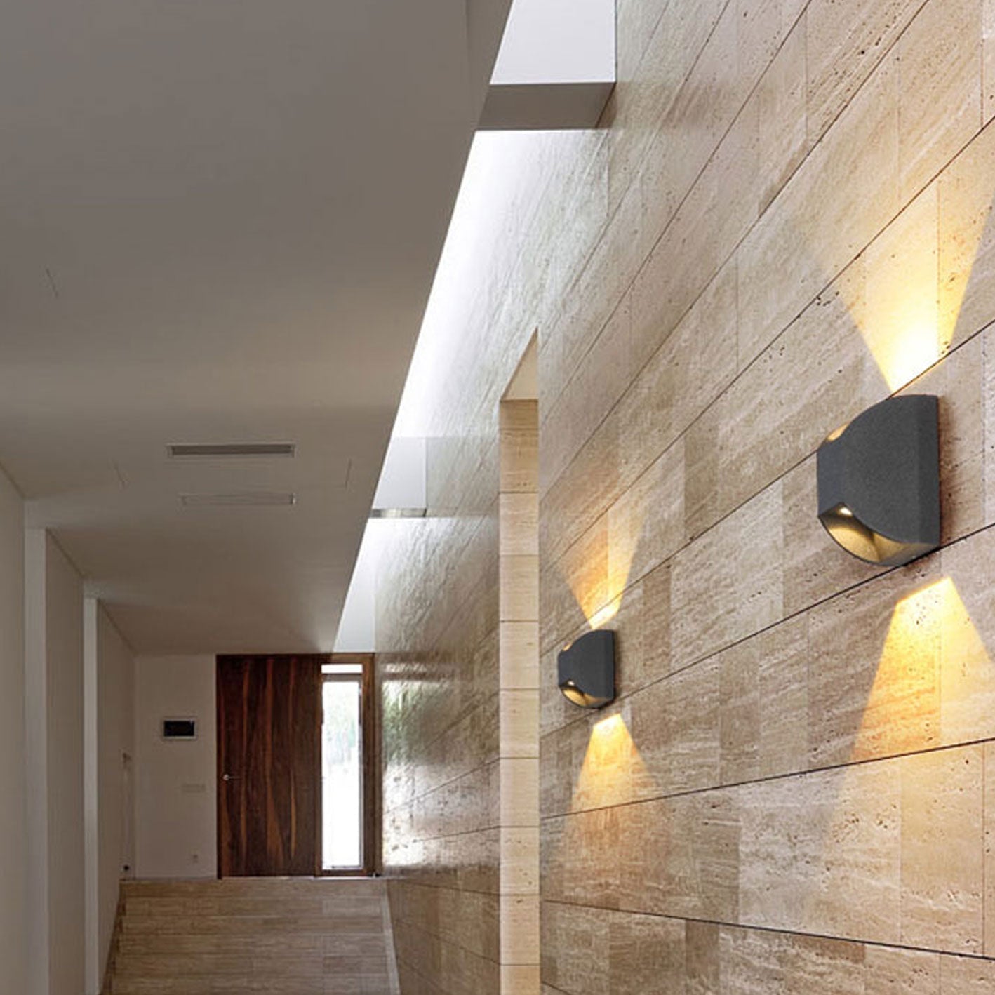 Minimalist Waterproof LED Outdoor Patio Wall Sconce Lamp