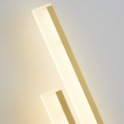 Minimalist Vertical Bar Acrylic Iron LED Wall Sconce Lamp