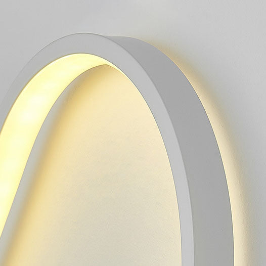 Nordic Aluminum Silicone Lines LED Wall Sconce Lamp