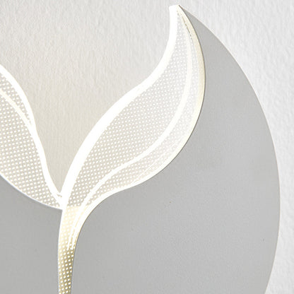 Creative Iron Acrylic Sapling Shade LED Wall Sconce Lamp
