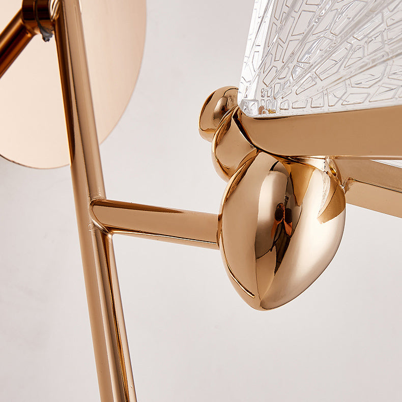 Deco Alloy Butterfly Shape Acrylic LED Wall Sconce Lamp