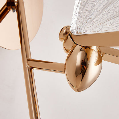 Deco Alloy Butterfly Shape Acrylic LED Wall Sconce Lamp