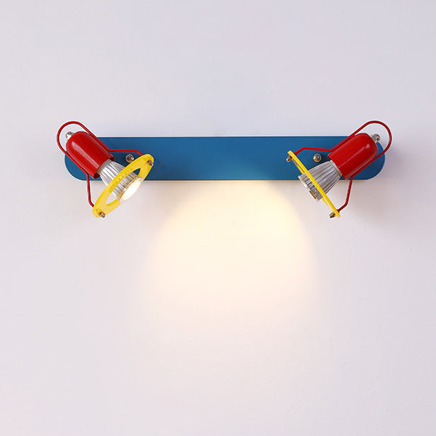 Childlike Iron 2-Light Mirror Front Wall Sconce Lamp