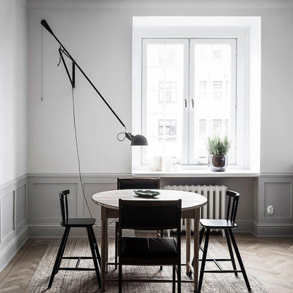 Adjustable Extended-Arm Wall Lamp