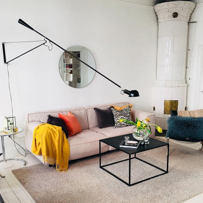 Adjustable Extended-Arm Wall Lamp