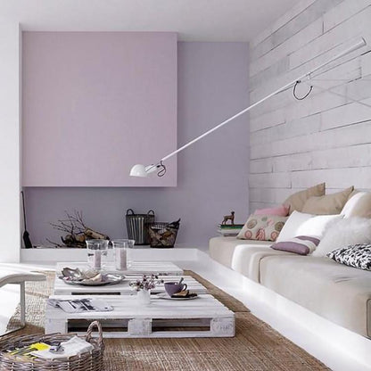 Adjustable Extended-Arm Wall Lamp