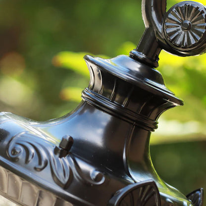 Cylinder Aluminum Glass 1-Light Outdoor Wall Sconce Lamp