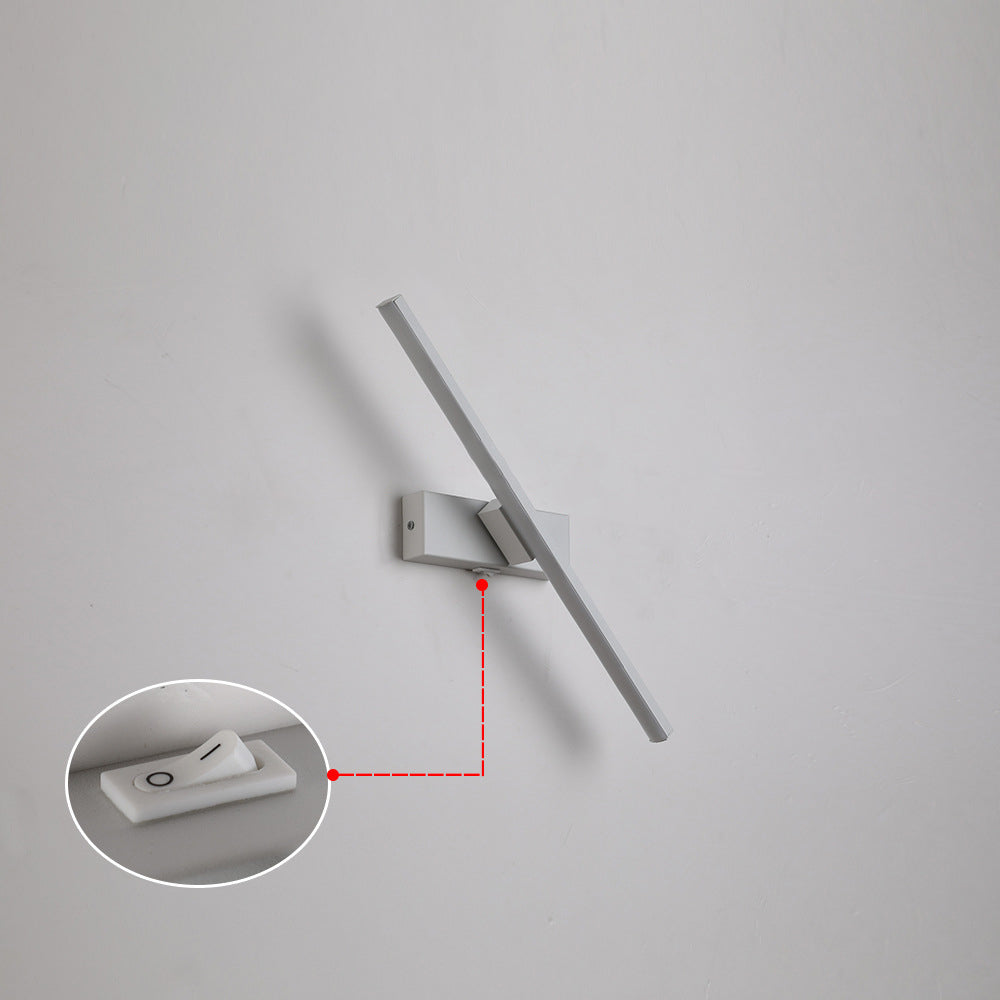 Simplicity Aluminum Iron Silicone LED Wall Sconce Lamp