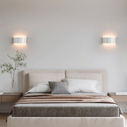 Modern Minimalist Half Round Iron LED Wall Sconce Lamp