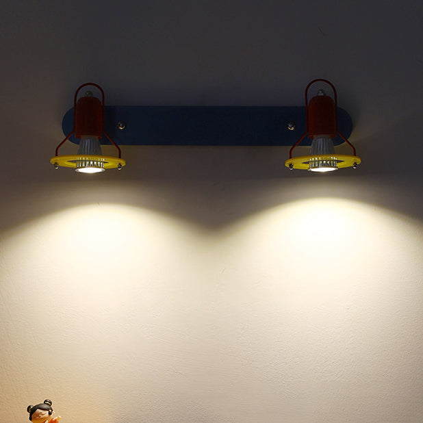 Childlike Iron 2-Light Mirror Front Wall Sconce Lamp