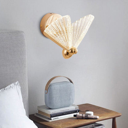 Creative Zinc Alloy Acrylic Butterfly LED Wall Sconce Lamp