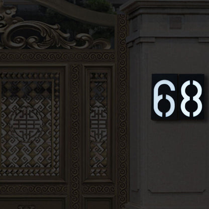 Solar Digital RGB LED Outdoor Decoration Wall Sconce Lamp