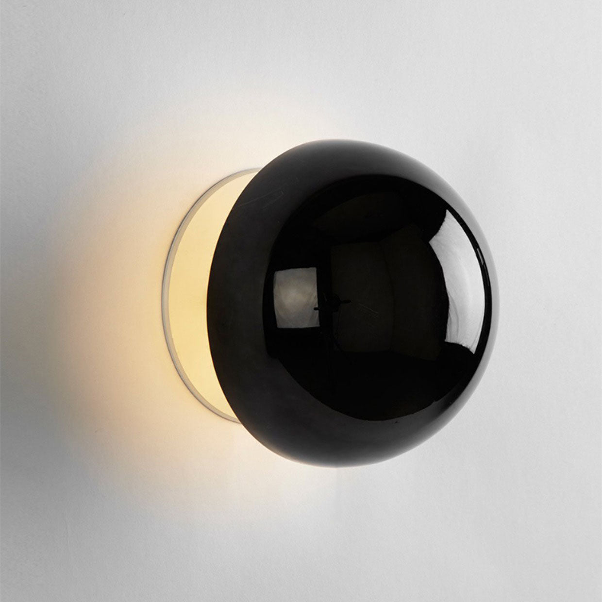 Simplicity Meteorite Semicircle Metal LED Wall Sconce Lamp