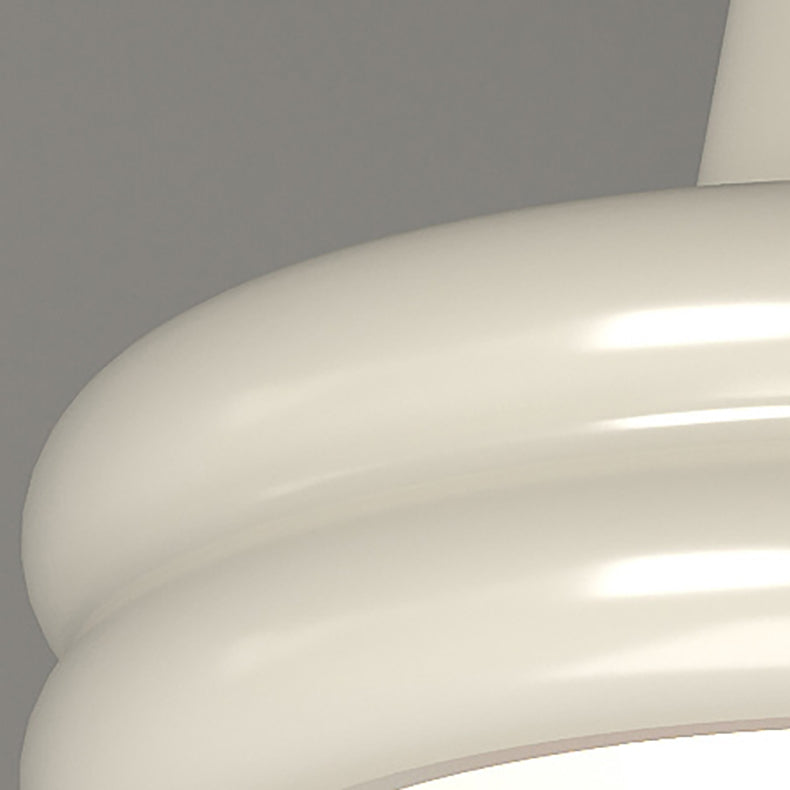 Cone Double Layer Disc Iron Glass 1-Light Wall Sconce Lamp