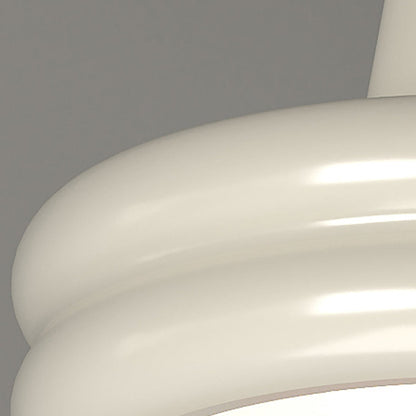 Cone Double Layer Disc Iron Glass 1-Light Wall Sconce Lamp