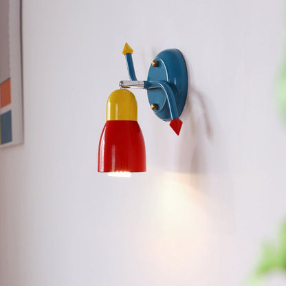 Creative Iron Arrow 1-Light Rocker Arm Wall Sconce Lamp