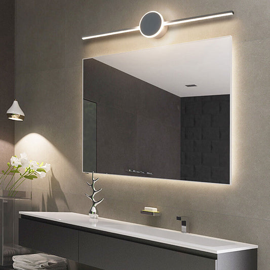 Minimalist Long Disc LED Vanity Light Wall Sconce Lamp