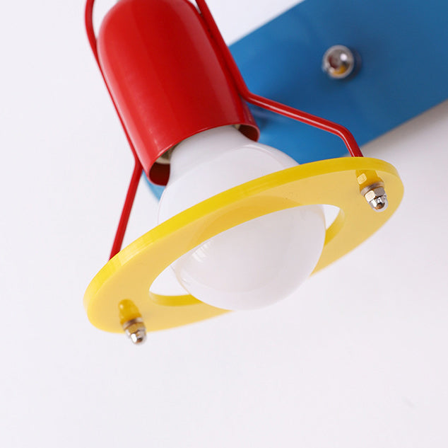 Childlike Iron 2-Light Mirror Front Wall Sconce Lamp