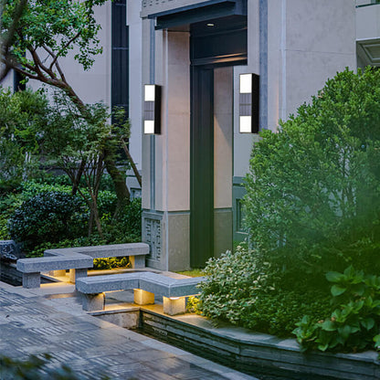 Solar Outdoor Waterproof Fence LED Wall Sconce Lamp