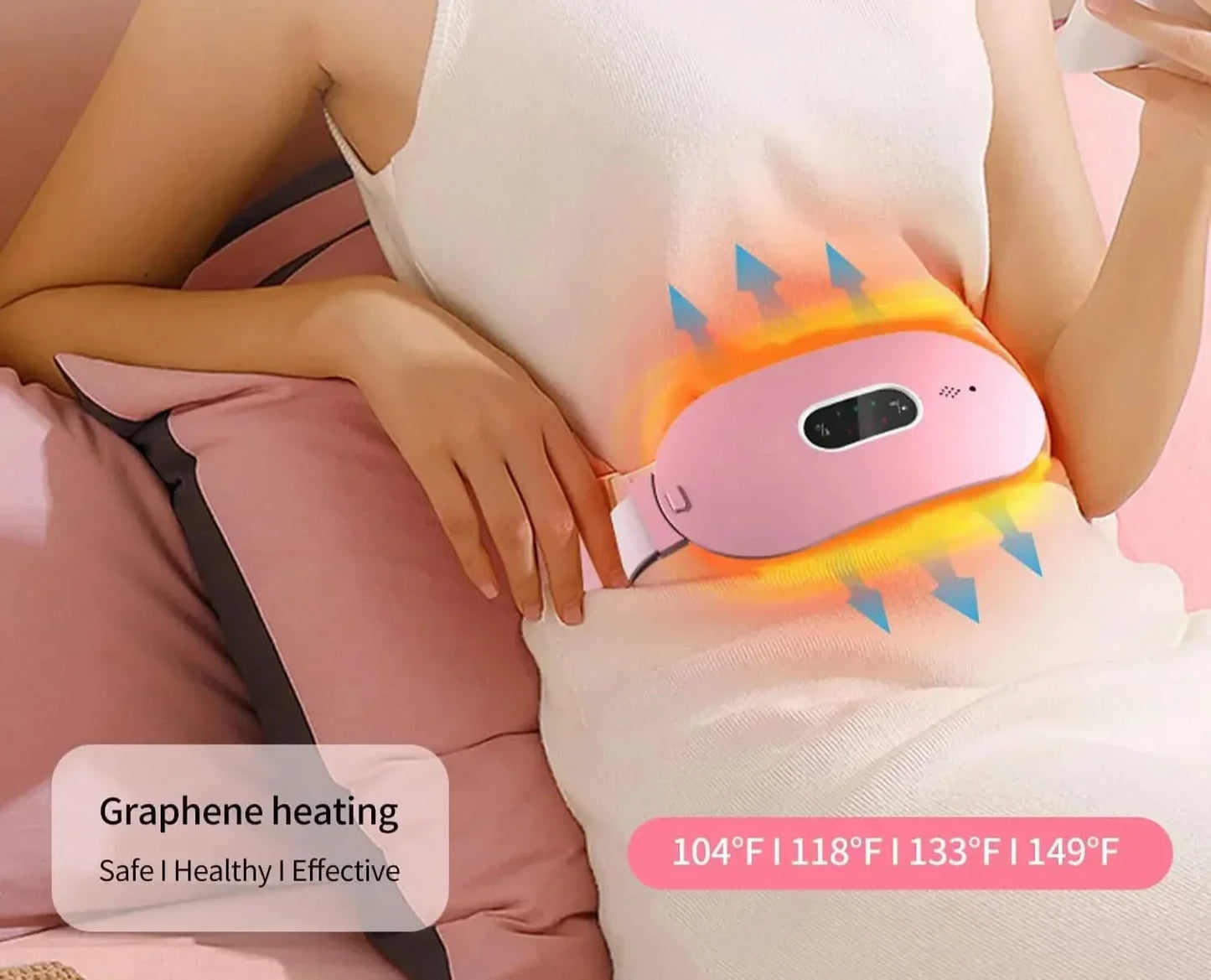 Cordless Heating Massager for Period Cramps