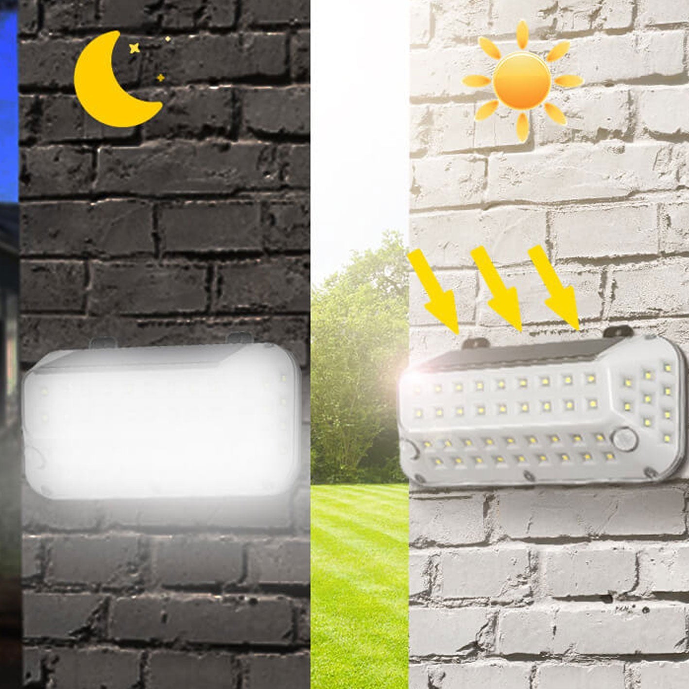 Outdoor Human Sensor Outdoor Garden Wall Sconce Lamp