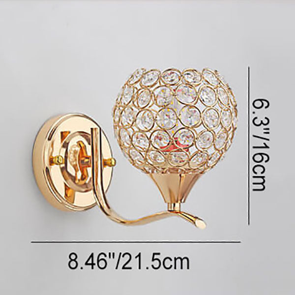Creative Crystal Ball 1- Light Wall Sconce Lamp