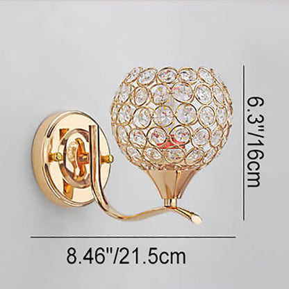 Creative Crystal Ball 1- Light Wall Sconce Lamp