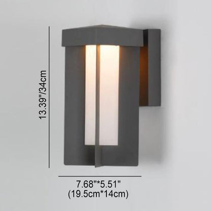 Outdoor Aluminum Iron LED Waterproof Wall Sconce Lamp