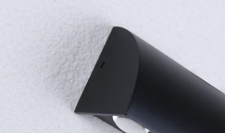 Cylindrical 3-Light LED Outdoor Waterproof Wall Light