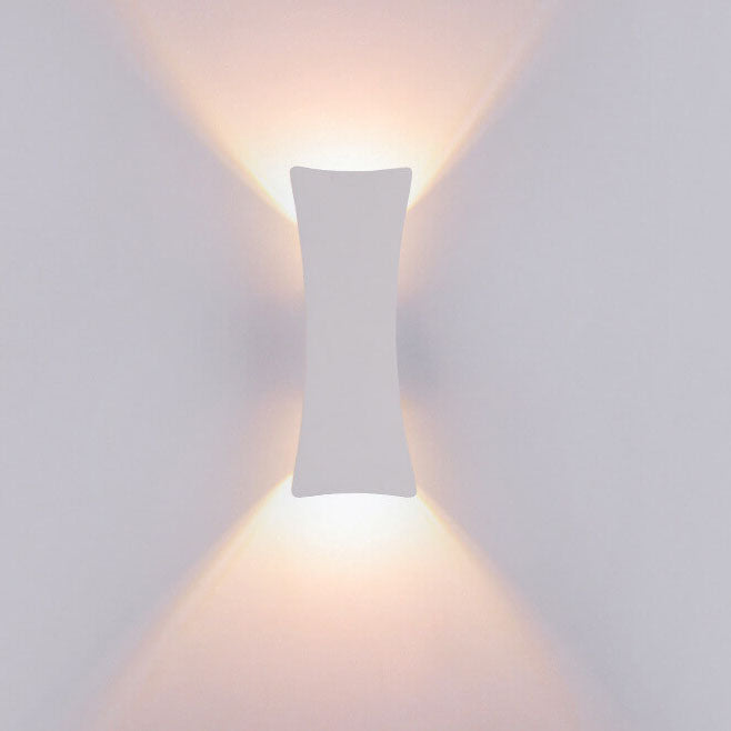 Rectangular Curved LED Outdoor Waterproof Wall Sconce Lamp