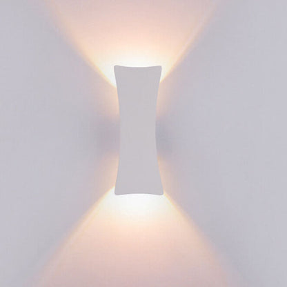 Rectangular Curved LED Outdoor Waterproof Wall Sconce Lamp