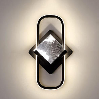 Nordic Creative Ring Shape 1-Light LED Wall Sconce Lamp