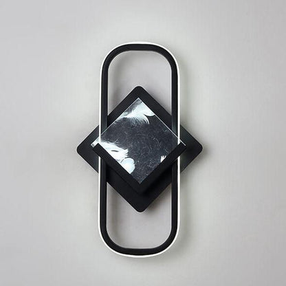 Nordic Creative Ring Shape 1-Light LED Wall Sconce Lamp